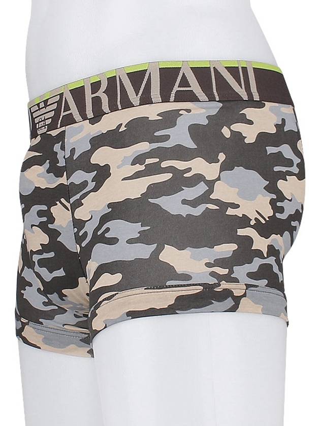 Men's Logo Camouflage Briefs - EMPORIO ARMANI - 4