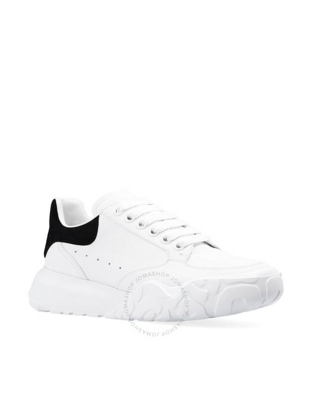 Court Trainers Suede Tab Low Top Sneakers White - ALEXANDER MCQUEEN - BALAAN 3