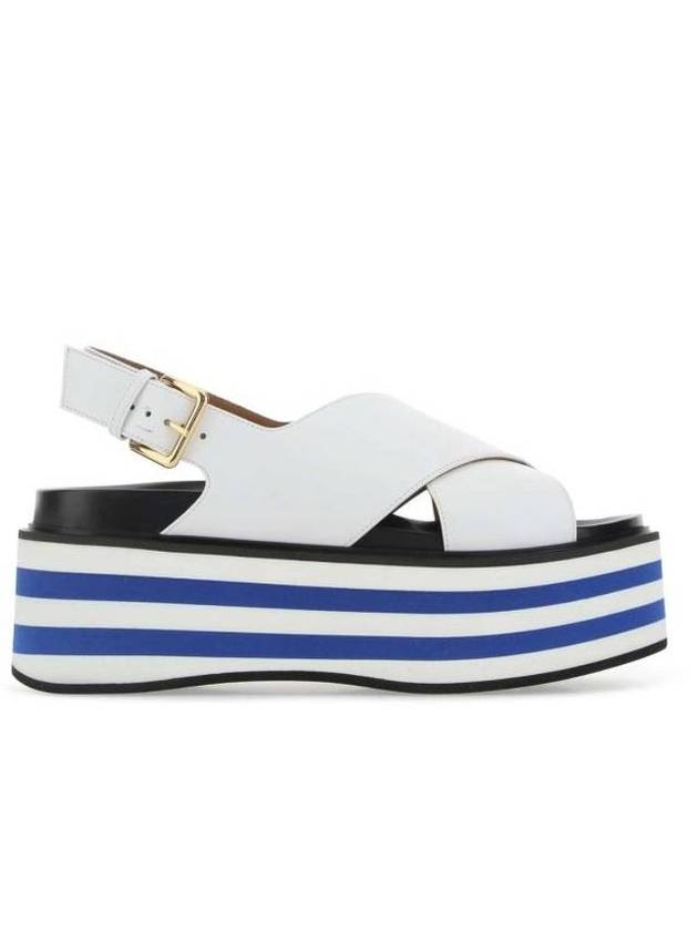 Fussbett wedge sandal heel white - MARNI - BALAAN 1