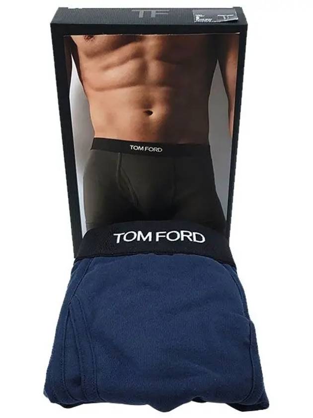 Men's Classic Fit Boxer Briefs Navy - TOM FORD - BALAAN 5