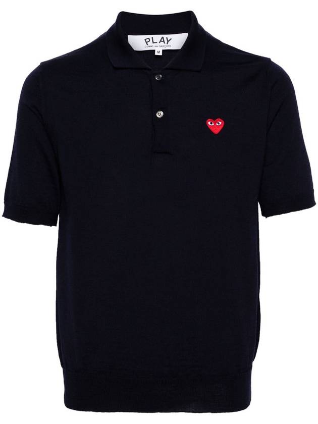 Play Polo Shirt AX N094 0512 NAVY - COMME DES GARCONS PLAY - BALAAN 2