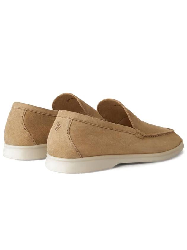 Loafer Suede Moccasin Classic Camel Brown - LORO PIANA - BALAAN 6