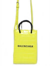 Crocodile cross bag yellow - BALENCIAGA - BALAAN 1