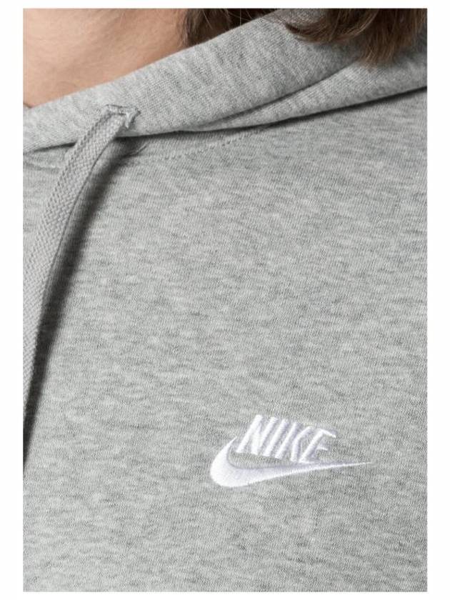 Sportswear Club Pullover Hoodie Grey - NIKE - BALAAN 3