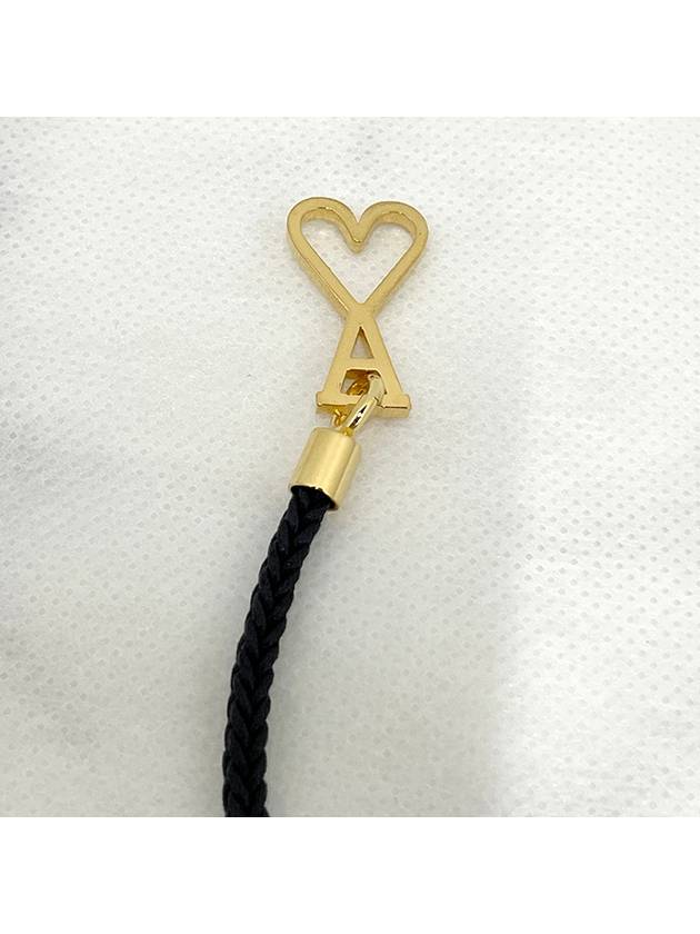 De Coeur braided bracelet black gold - AMI - BALAAN 4