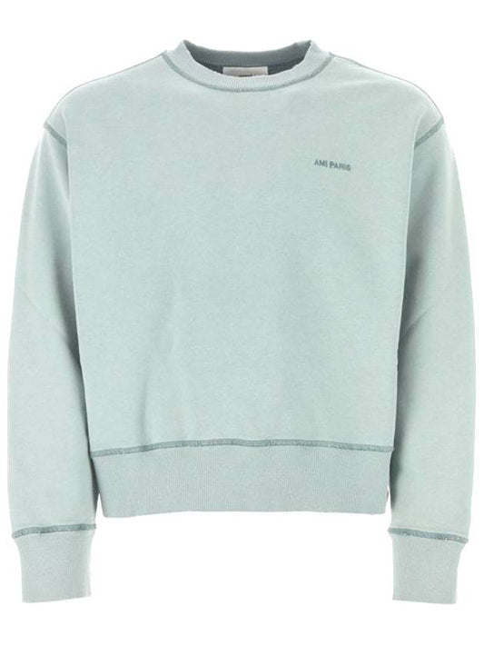 Fade Out Sweatshirt Blue - AMI - BALAAN 2