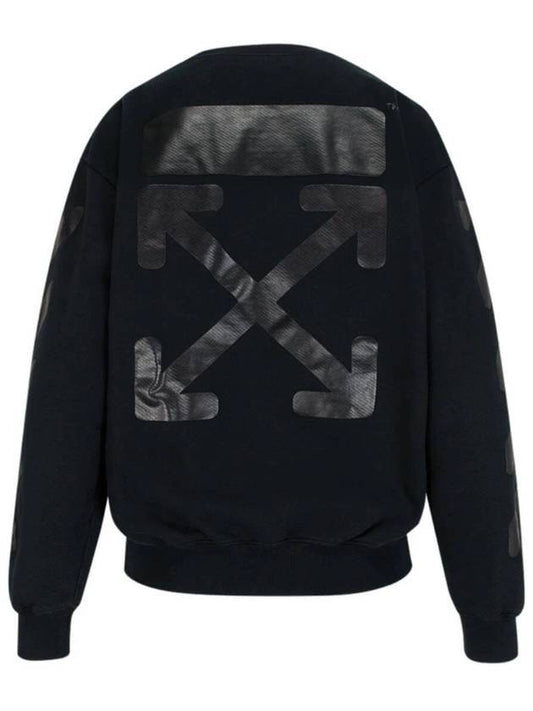 arrow print sweatshirt sweatshirt black - OFF WHITE - BALAAN 1