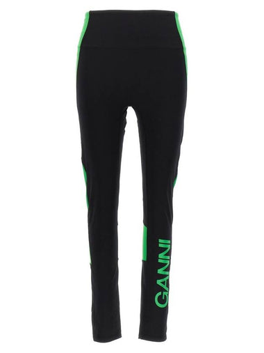 SS Leggings stampa logo T3389099 - GANNI - BALAAN 1