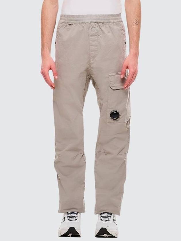 Twill Stretch Regular Utility Straight Pants Grey - CP COMPANY - BALAAN 2