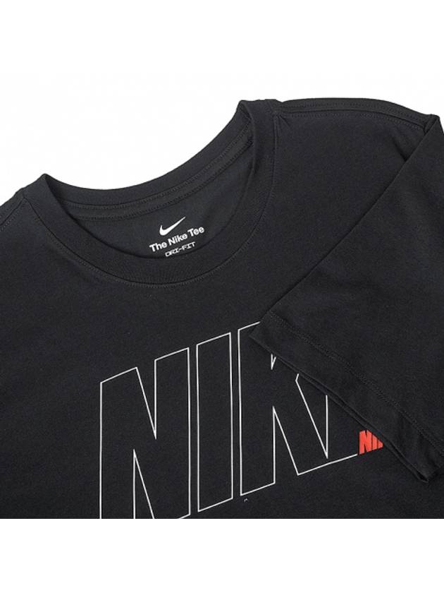 Dri-Fit Graphic Training Short Sleeve T-Shirt Black - NIKE - BALAAN 4