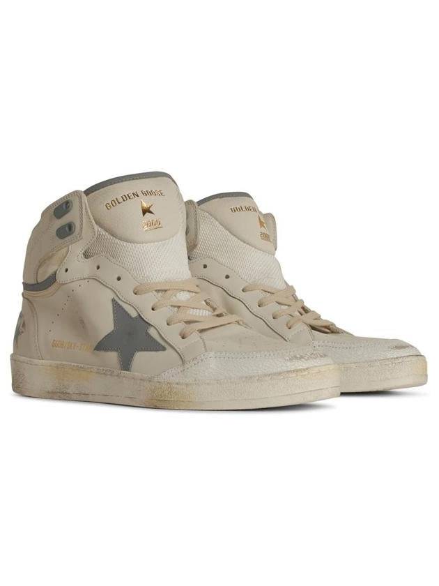 Golden Goose 'Sky Star' White Leather Sneakers - GOLDEN GOOSE - BALAAN 2