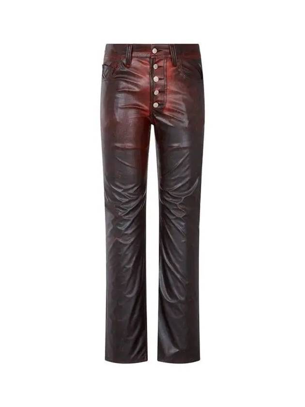 Men s Technical Fabric Coated Pants Red - DIESEL - BALAAN 1