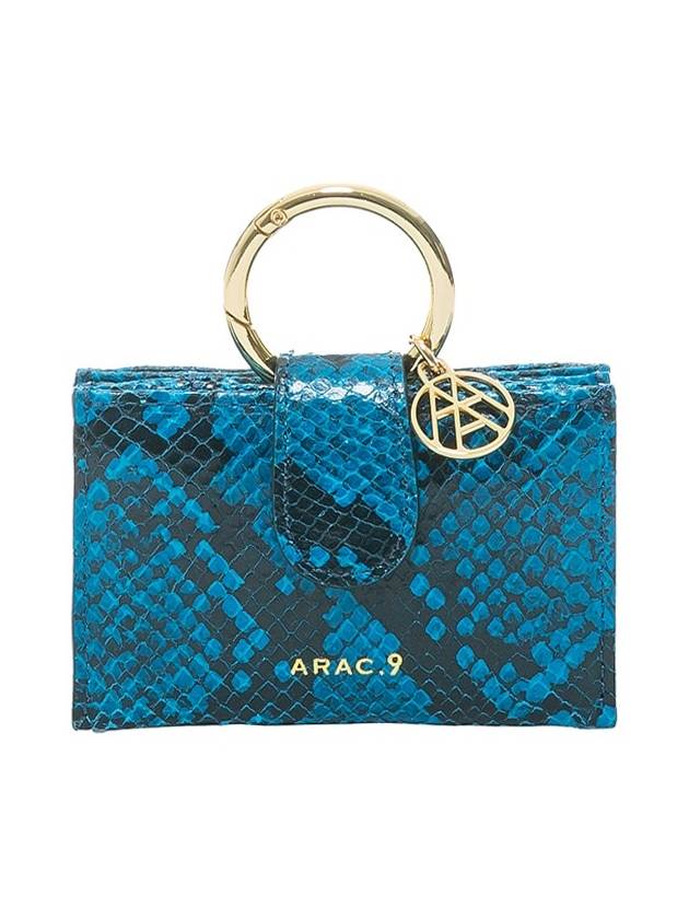 Ring point 3tier card wallet python blue - ARAC.9 - BALAAN 1