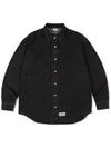 Overfit Logo Denim Shirt Black - DE GRAND MATIN - BALAAN 3