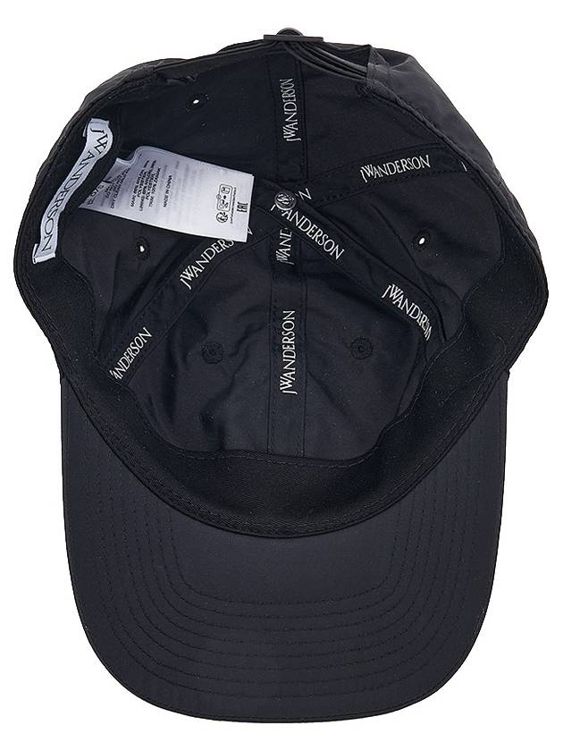 Anchor Logo Baseball Cap Black - JW ANDERSON - BALAAN 6