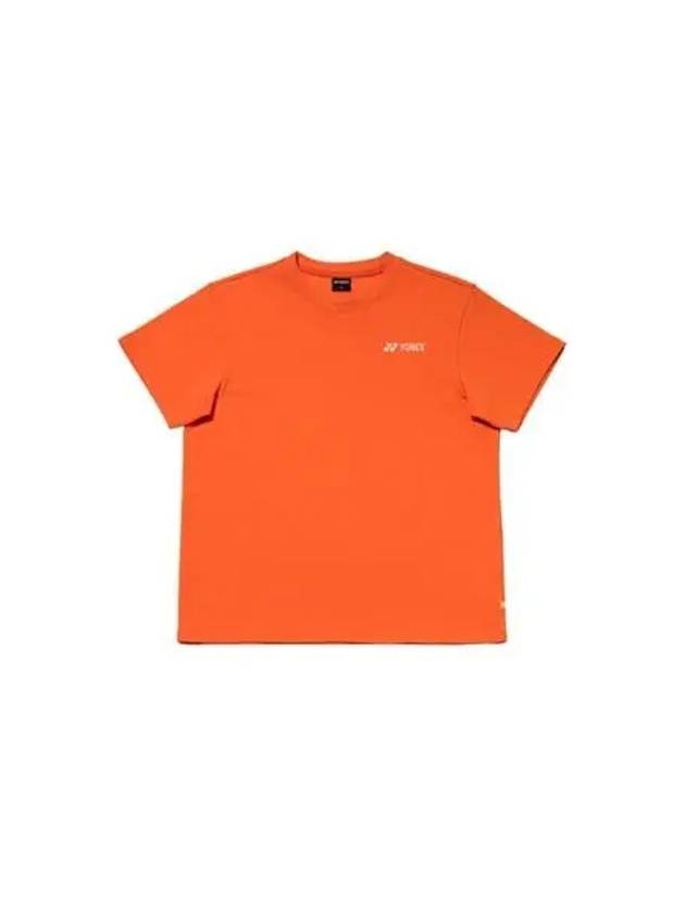 YONEX 245TS005U Orange Logo Embroidered Short Sleeve T Shirt - YOUNESS - BALAAN 1