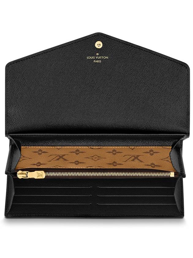 Sarah Monogram Reverse Long Wallet Brown - LOUIS VUITTON - BALAAN 4