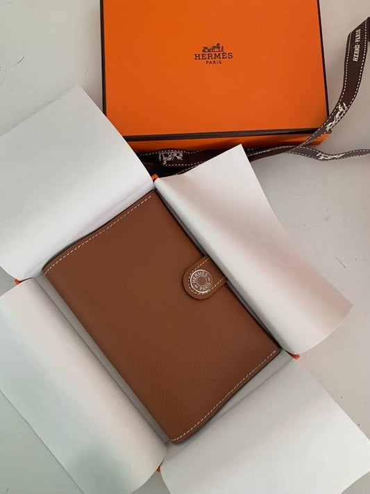 R.M.S Passport Holder Evercolor & Palladium Gold - HERMES - BALAAN 2