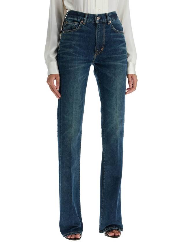 flare mid-rise jeans with - TOM FORD - BALAAN 2