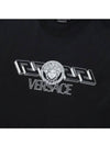 Men's La Greca Logo Short Sleeve T-Shirt Black - VERSACE - BALAAN 4