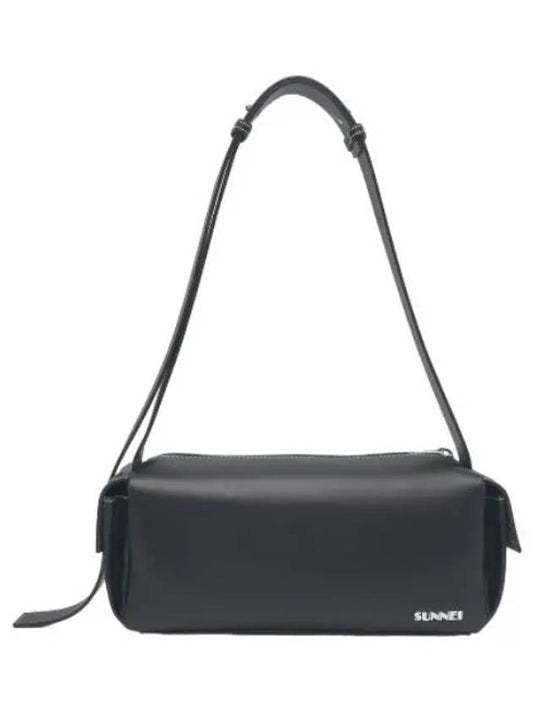 Bauletto Pele Lisica Crossbody Bag Black - SUNNEI - BALAAN 1