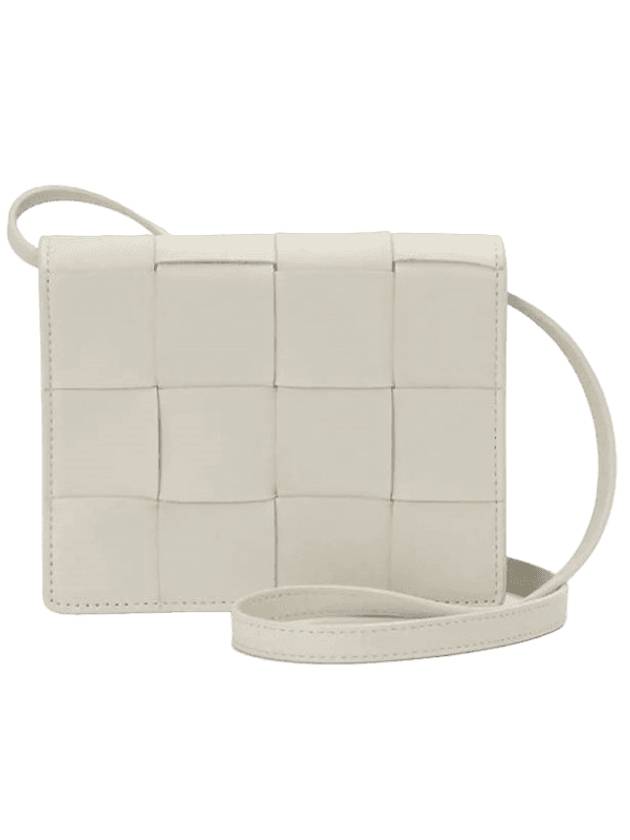 Intrecciato Small Cassette Cross Bag Plaster - BOTTEGA VENETA - BALAAN 1