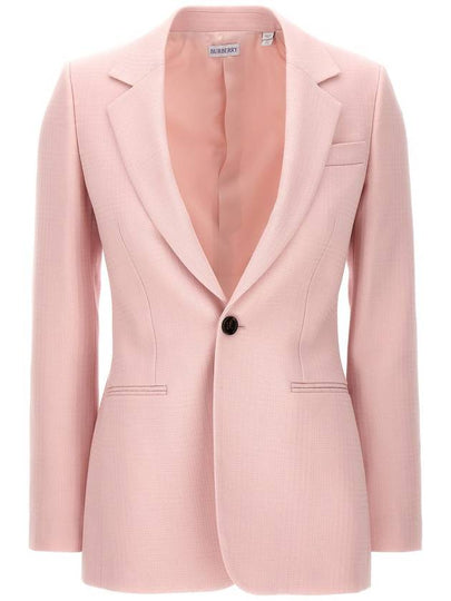 Wool Single Breasted Blazer 8082619 - BURBERRY - BALAAN 2