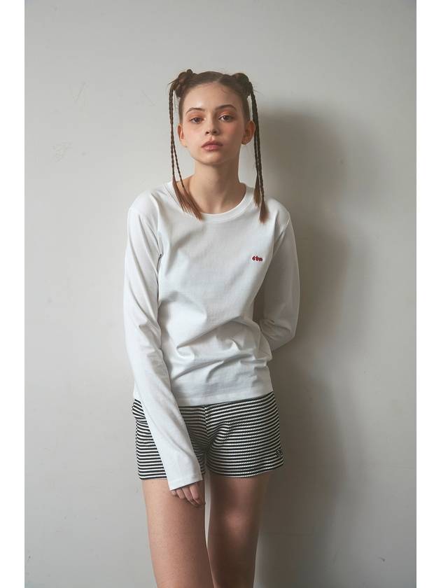 cloud ribbed shorts stripe - FOR THE WEATHER - BALAAN 8