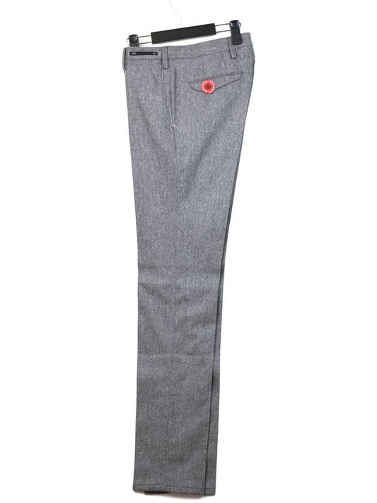 West Point Wool Pants Gray Super Slim Fit - PT01 - BALAAN 1