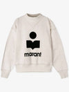 Moby Logo Print Sweatshirt Ecru - ISABEL MARANT - BALAAN 3