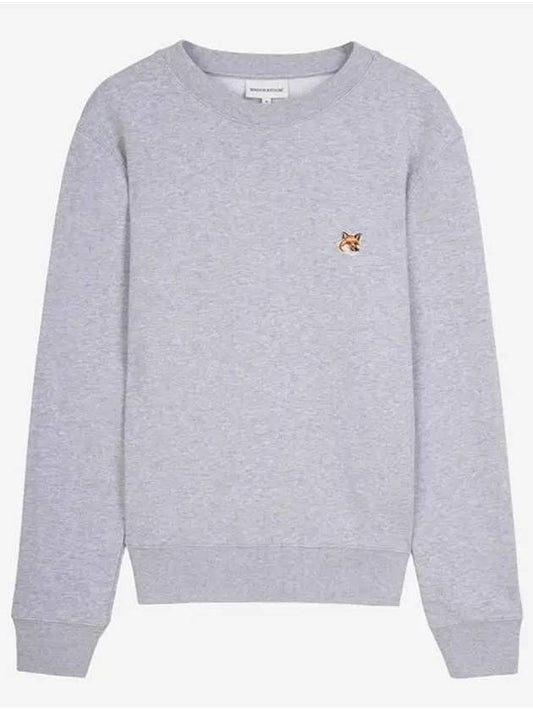 Foxhead Sweatshirt Light Gray - MAISON KITSUNE - BALAAN 1