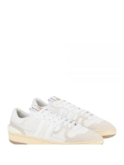 Clay Lace-Up Low Top Sneakers White - LANVIN - BALAAN 2