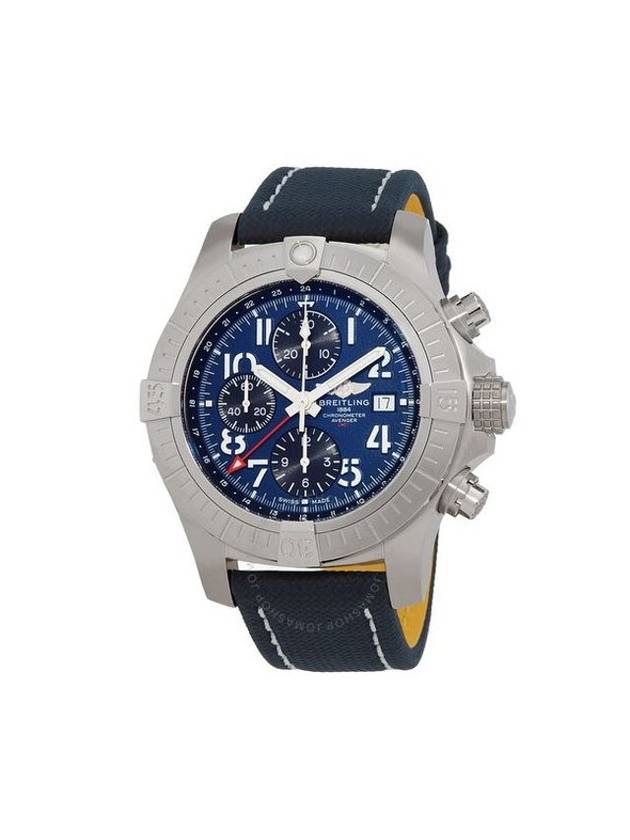 Avenger Chronograph GMT 45 Watch Navy - BREITLING - BALAAN 1