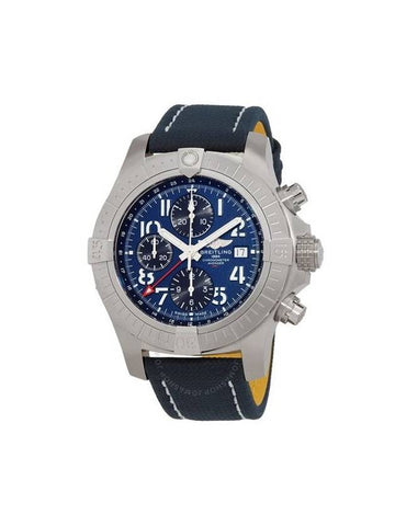 Avenger Chronograph GMT 45 Watch Navy - BREITLING - BALAAN 1