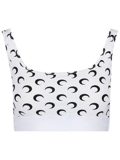 Marine Serre 'Moon Printed Jersey' Cropped Top - MARINE SERRE - BALAAN 2