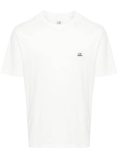 Logo Short Sleeve T-Shirt White - CP COMPANY - BALAAN 2