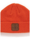 Others Men's Wool Knit Beanie Orange - IOEDLE - BALAAN 4