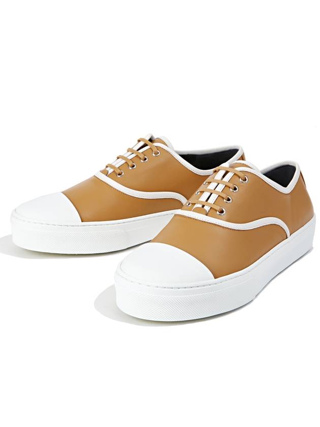 Nappa Low Top Sneakers Camel - CELINE - BALAAN 2