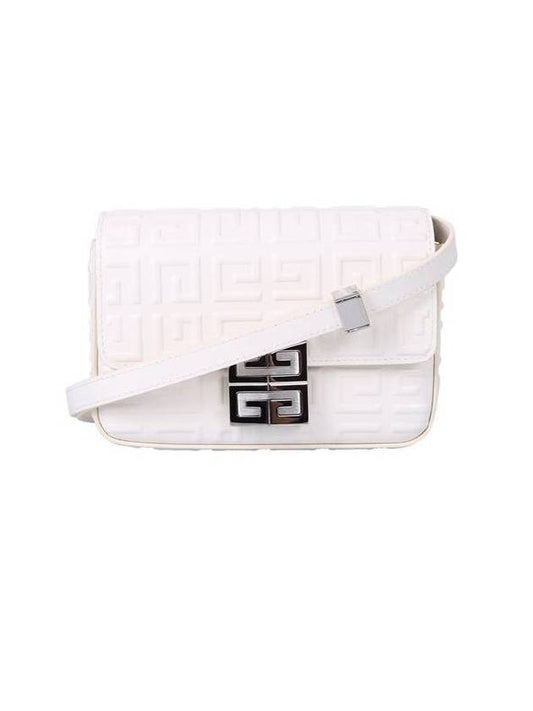 4G Box Shoulder Bag White - GIVENCHY - BALAAN.