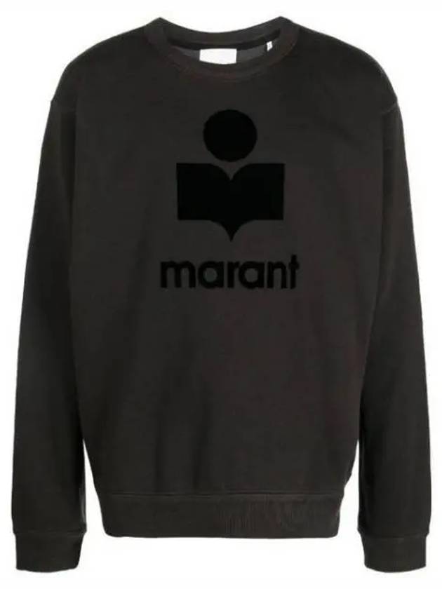 Mikoy Logo Cotton Sweatshirt Fade Black - ISABEL MARANT - BALAAN 2