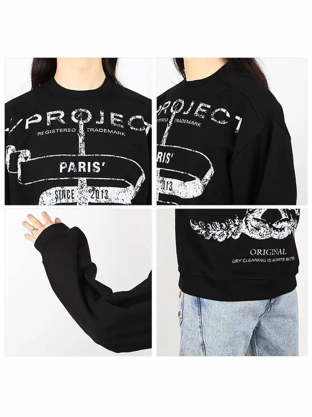 SWEAT50 S24 BLACK Marie Sweatshirt - Y/PROJECT - BALAAN 3