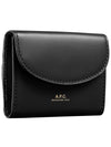 Geneve Flap Card Wallet Black - A.P.C. - BALAAN 4