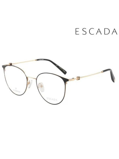 Glasses Frame VES C96F 5209A Round Titanium Men Women - ESCADA - BALAAN 2