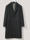 Chesterfield Breasted Wool Single Coat Grey - LEMAIRE - BALAAN 2