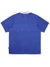 Malbon Color Block Polo T-Shirt BLUE MAN M3221PTS06BLU - MALBON GOLF - BALAAN 3