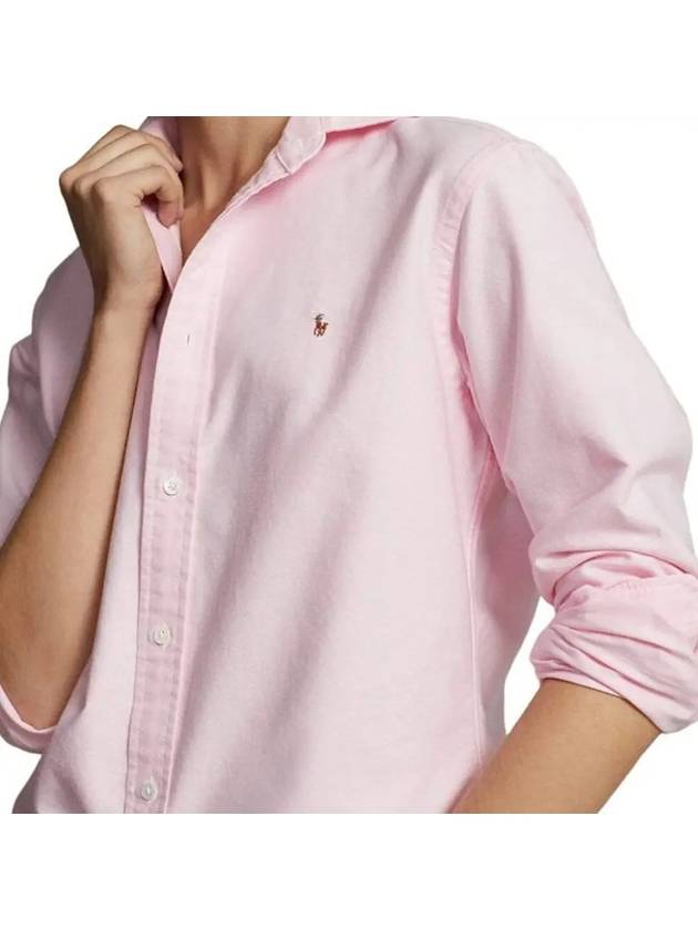 Pony Classic Fit Long Sleeve Shirt Pink - POLO RALPH LAUREN - BALAAN 3