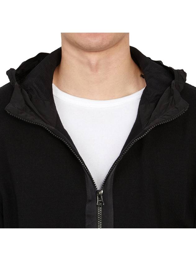 Men's Cotton Mixed Zip-Up Hoodie Bllack - CP COMPANY - BALAAN 9