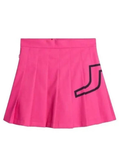 Naomi Pleated Skirt Fuchsia Purple - J.LINDEBERG - BALAAN 2