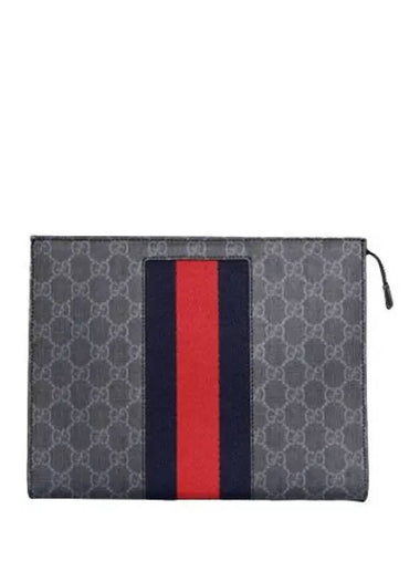 Black Supreme Web Pouch - GUCCI - BALAAN 1