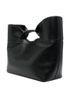 The Bow Large Tote Bag Black - ALEXANDER MCQUEEN - BALAAN 7